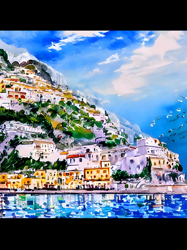 Italy Amalfi Coast Painting 1 by worldtableau