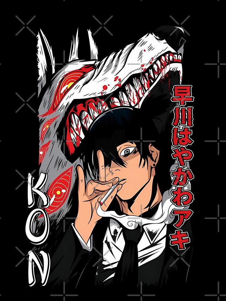 Bold Anime Inspired Streetwear Graphic | Japanese Manga Style Illustration by ZenAnimeWearz