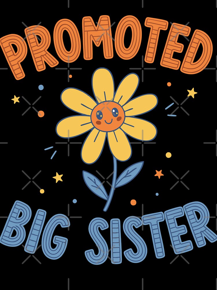 Gender Reveal Promoted Big Sister Baby Shower by LuminOrb