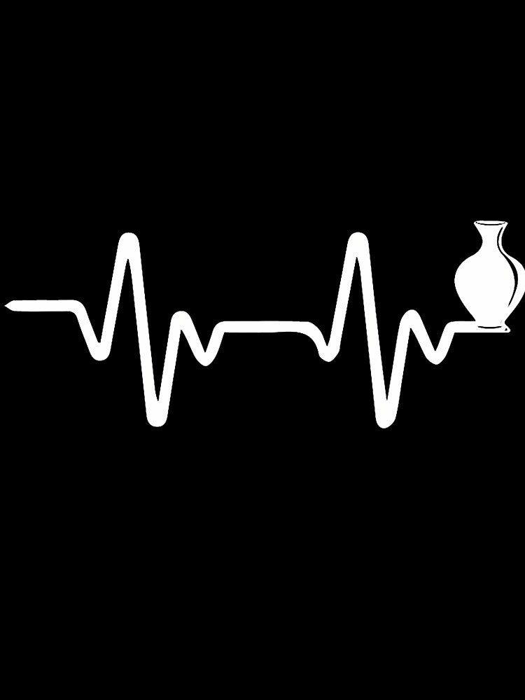 Pottery Heartbeat Clay Artist Pottery For Ceramicist by BrandyMegan