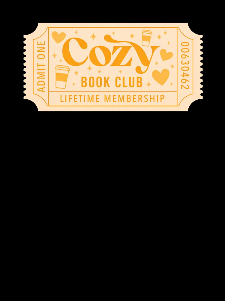 Cozy Book Club Lifetime Membership by krystalRomanart