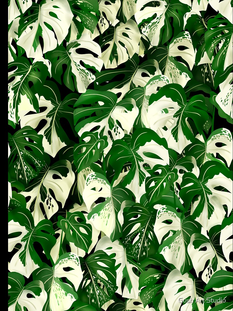 Variegated monstera Deliciosa Pattern by Ana Moguš
