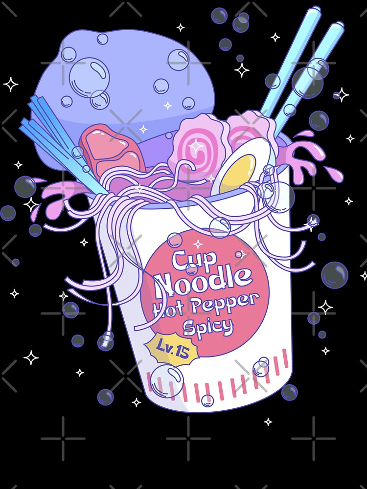 Kawaii Spicy Cup Noodles by exhozt