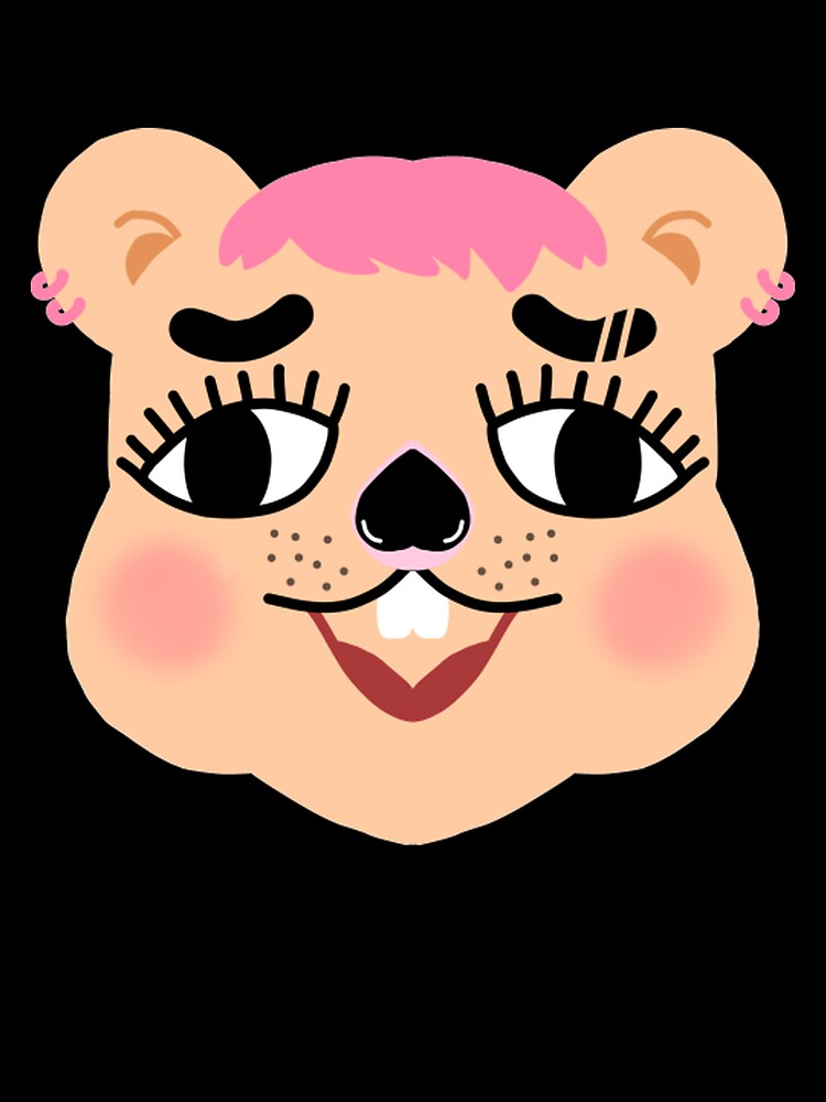 Happy Quokka Smile by blooddesignco