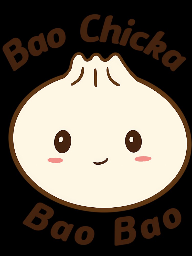 Boo Chicka Bao Food Pun by helvylotton734