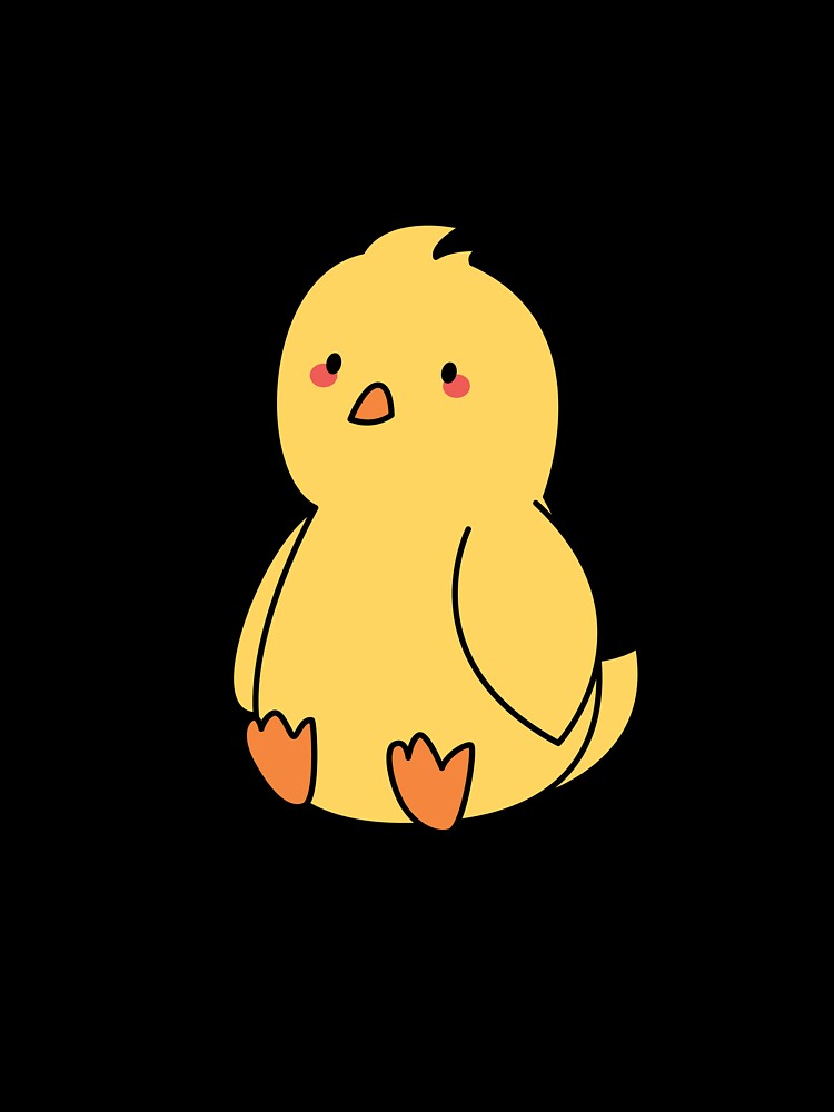 cute yellow bird, no thoughts head empty quote by ZJOCreative