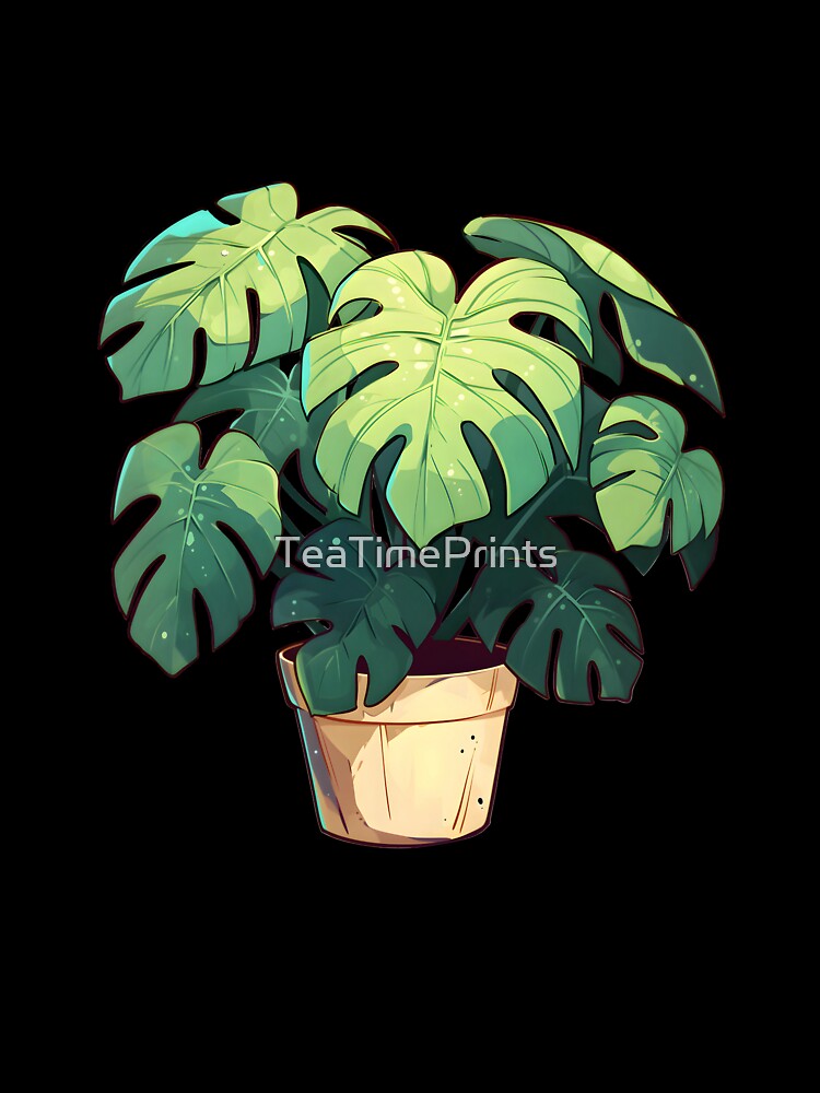 Monstera Plant by TeaTimePrints