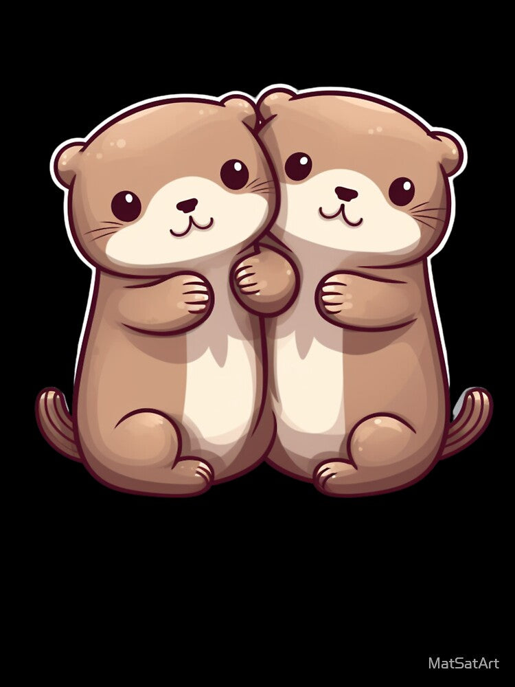 Significant Otters. Funny Gifts For Otters Lovers by MatSatArt