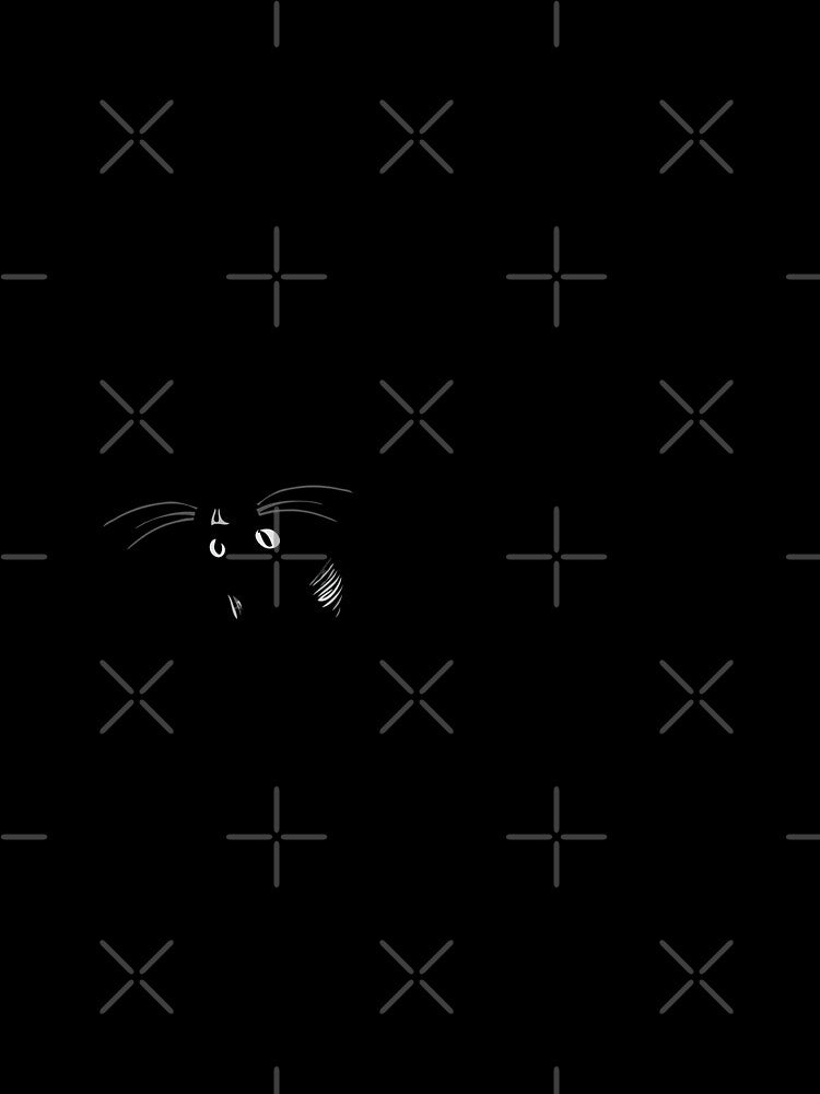 Black Hanging Cat by Gkinoki