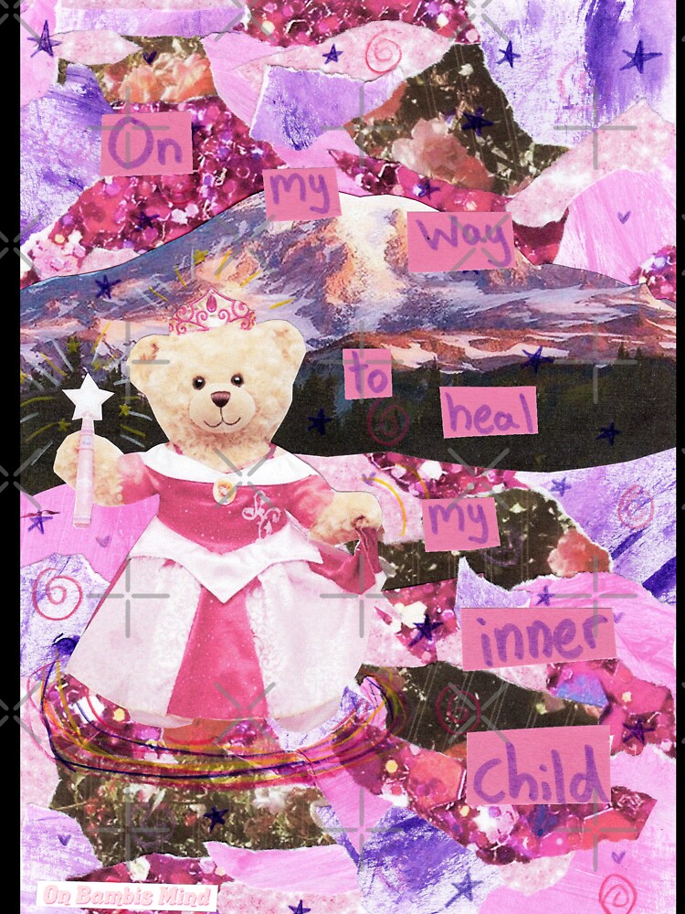 On my way to heal my inner child - Collage artwork by OnBambisMind