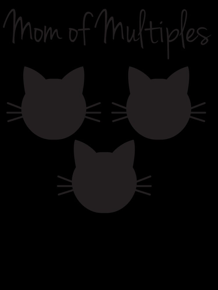 Mom of Multiples, 3 Cat Mom, Pet lover, Cat lover, Fur Mom by SmokeyRidge