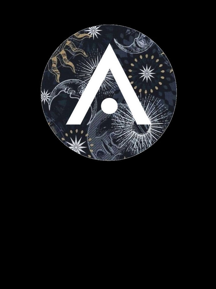 Blue Celestial Moon Aveda Logo by Dalaura
