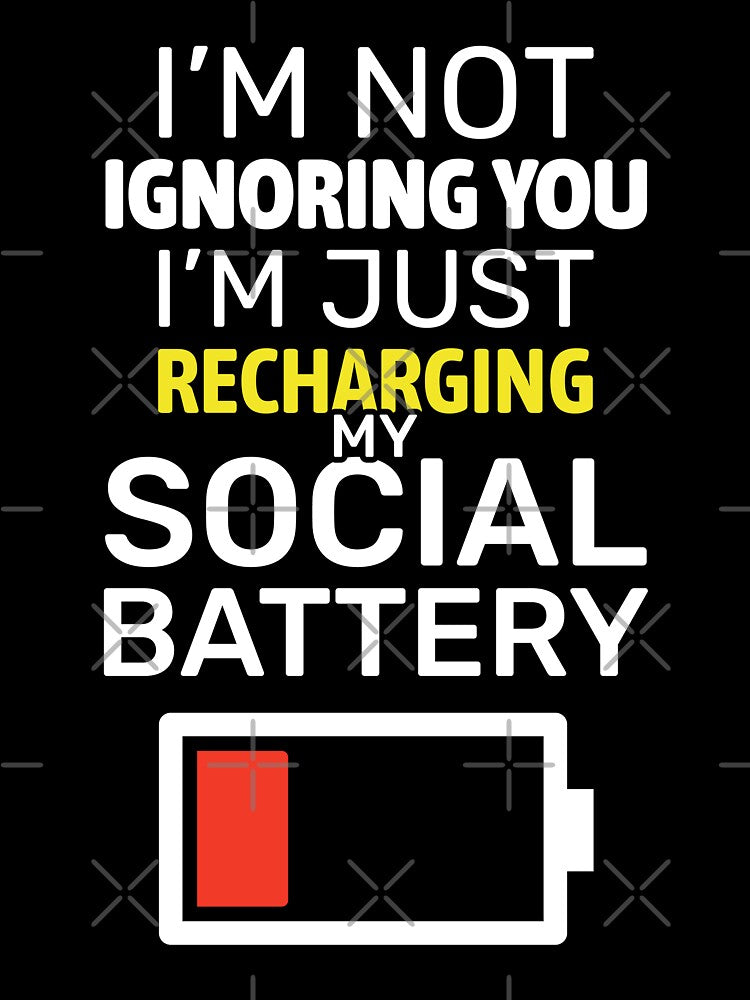 Low Social Battery Humor for Introverts by BoundlessWorks