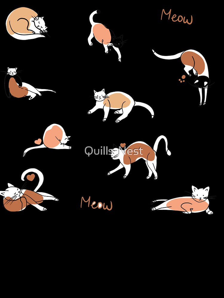 Cute cat sketches by Quills-Nest