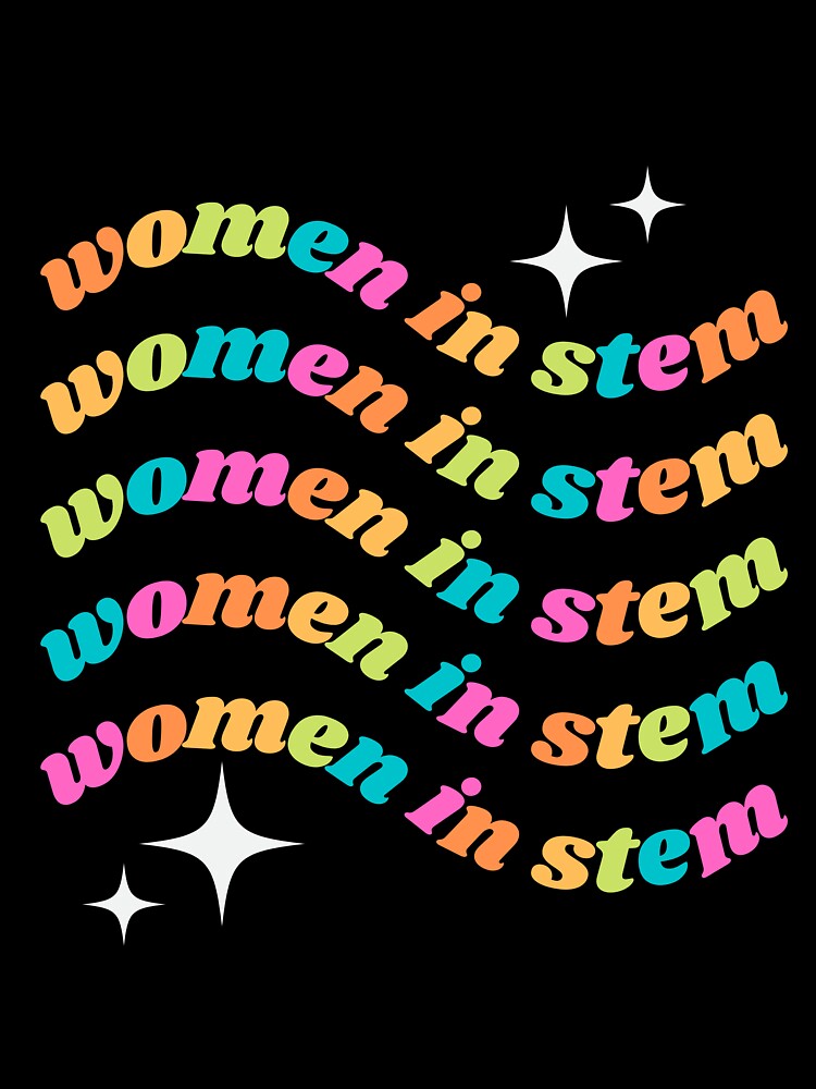 women in stem rainbow sparkles by datagirlstudies