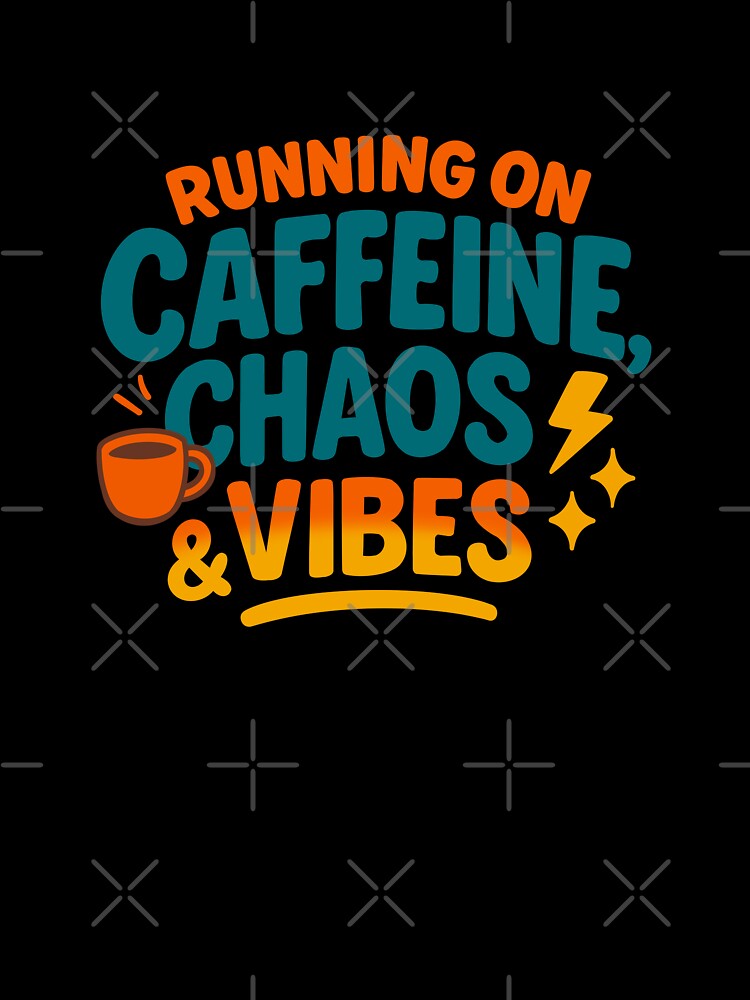 Running on caffeine chaise & vibes by Tiffany's Designs
