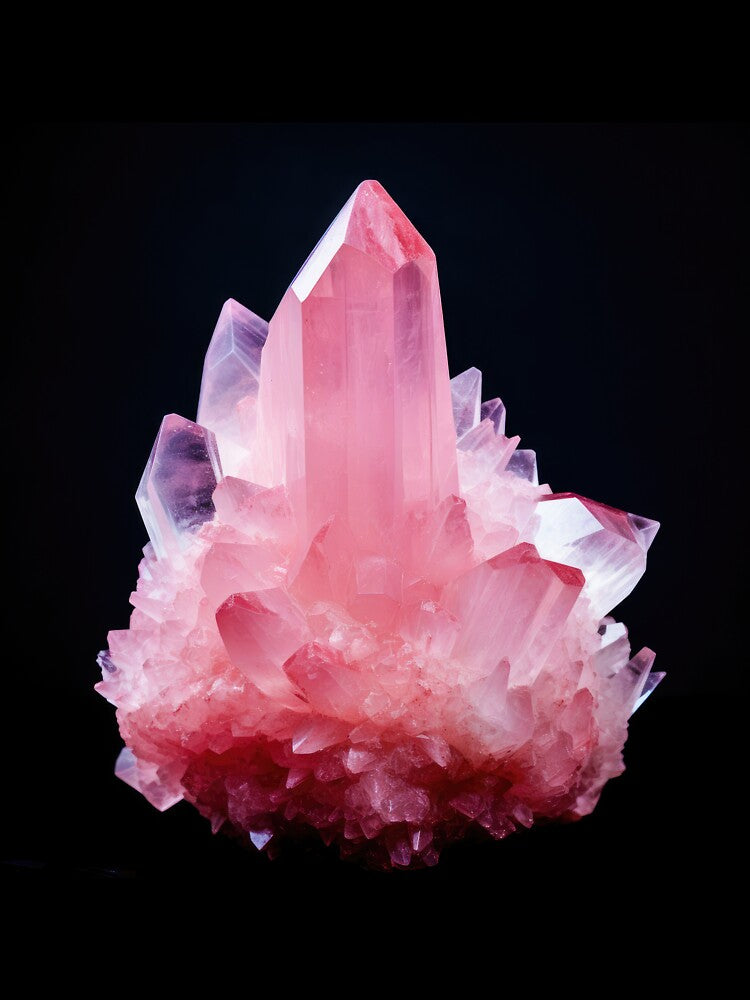 Rose Quartz 01 Healing Crystal by mhfoto