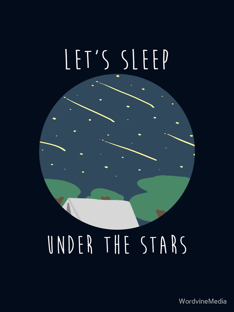 Adventure: Let's Sleep Under The Stars - Light Text Version by WordvineMedia