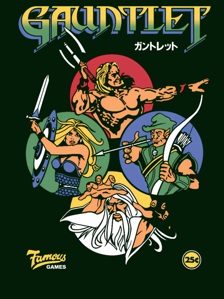Gauntlet Arcade Gaming by NoteworApparel