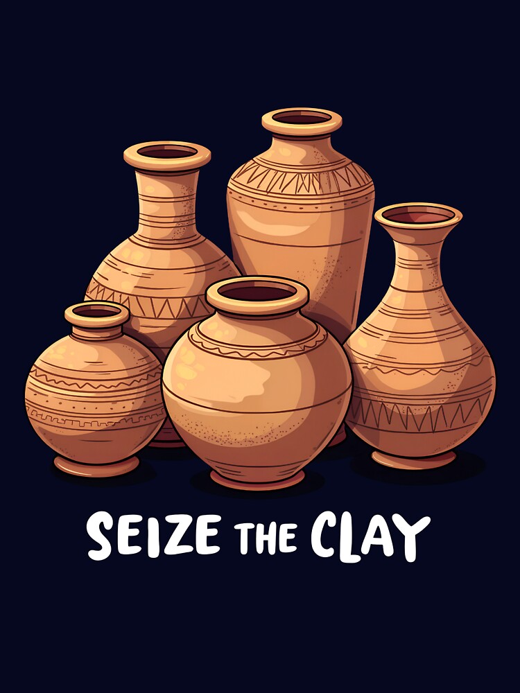 Seize The Clay  Pottery Sculptor Ceramic by NajjjooShop