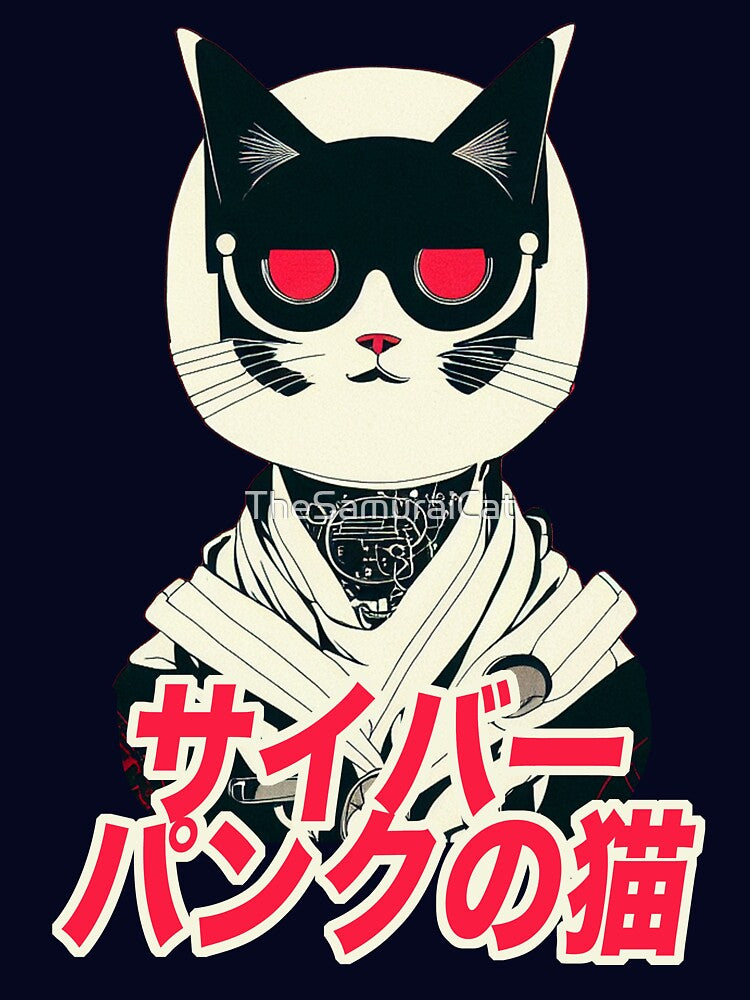 Cyberpunk Cat 6 by TheSamuraiCat