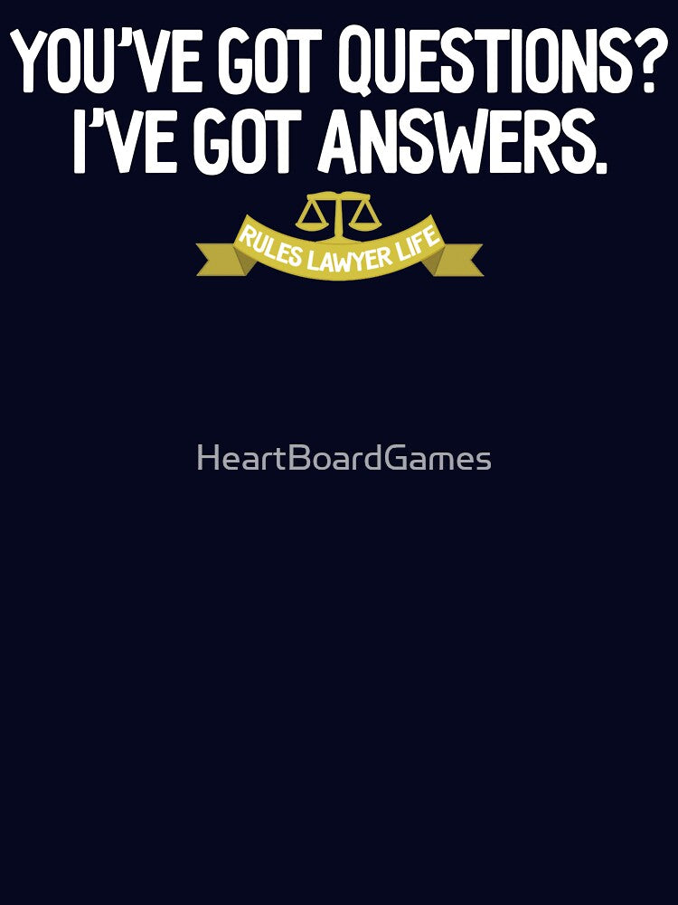 Rules Lawyer Life - You've Got Questions, I've Got Answers by HeartBoardGames