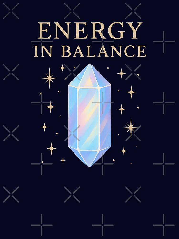 Energy in Balance • Opalite Crystal • Healing Gemstone Design by Ordinarytees