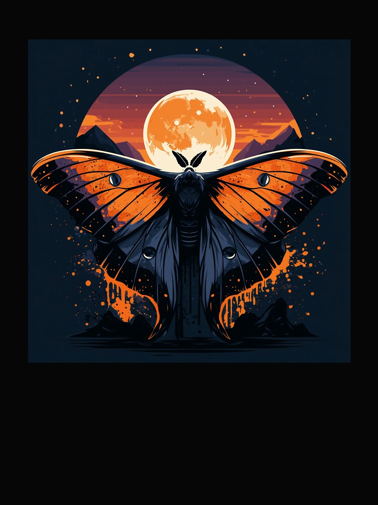 Luna Moth Moonrise - Mythic Night Wings by QuantumQGear