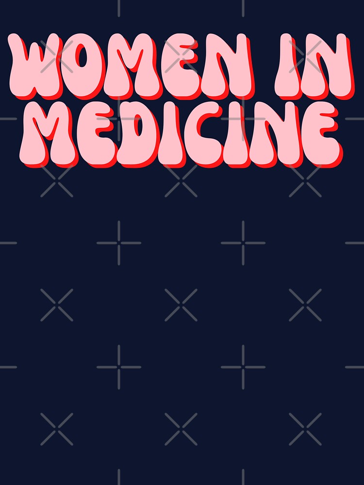Women in Medicine Pink Retro by polishalpaca