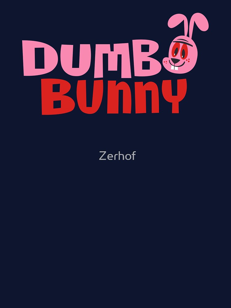 Dumb Bunny Retro Cartoon by Zerhof