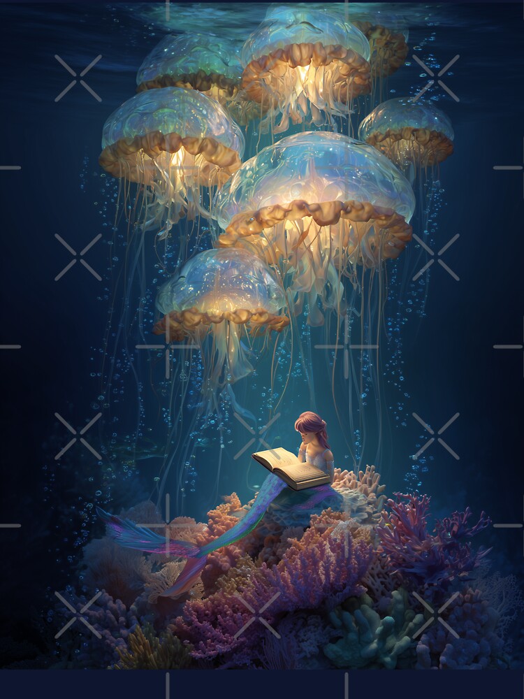 The Mermaid’s Reading Nook by ArgentoArt