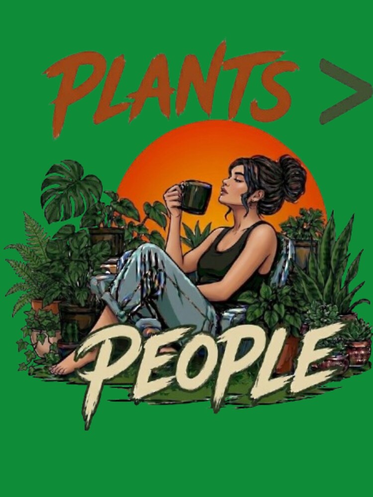 Plants> People: Relaxing Urban Jungle Aesthetic by Northern Glow Art