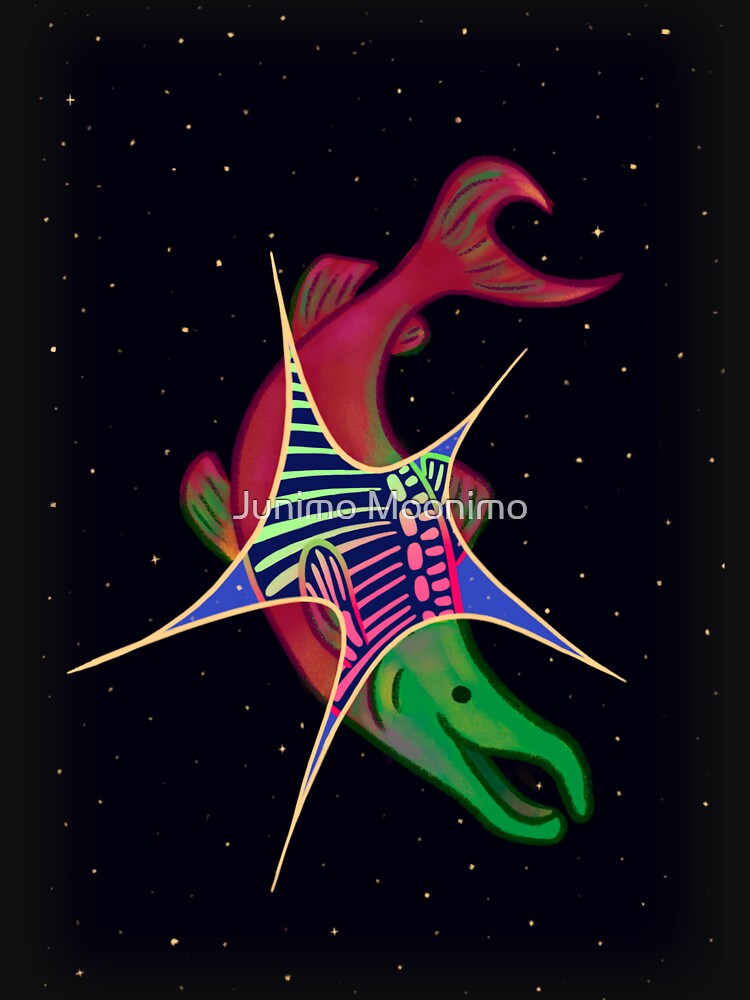 Cosmic Skeleton Sockeye Salmon by Junimo Moonimo