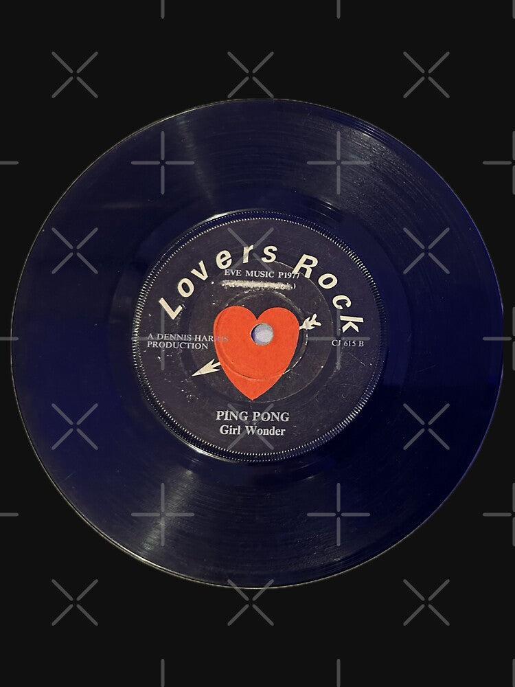 Vinal Single reggae Record 7' 45 Lovers Rock Dub by Tee-Shirt-Topia