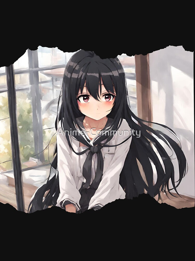 Dreamy Girl by the Window by Anime-Community