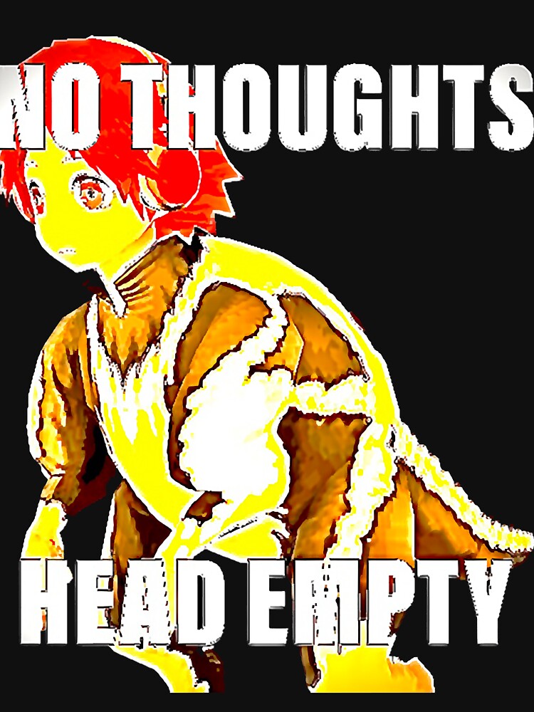 no thoughts head empty Classic by JenniferCole1