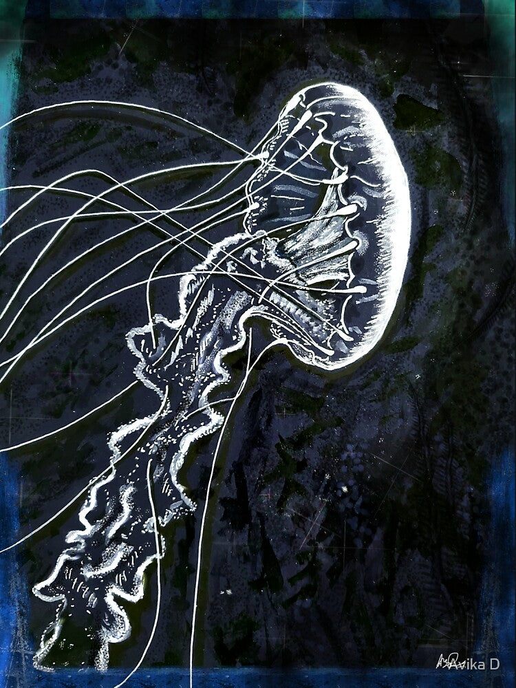 Glowing Jellyfish by Avika D