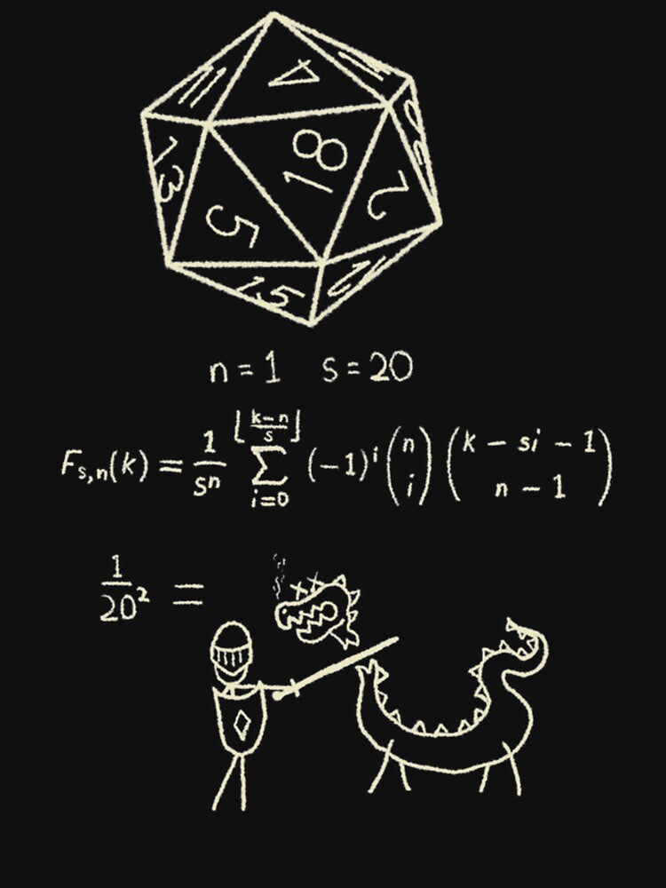 The science of 20 sided dice by Mythic Logic Art