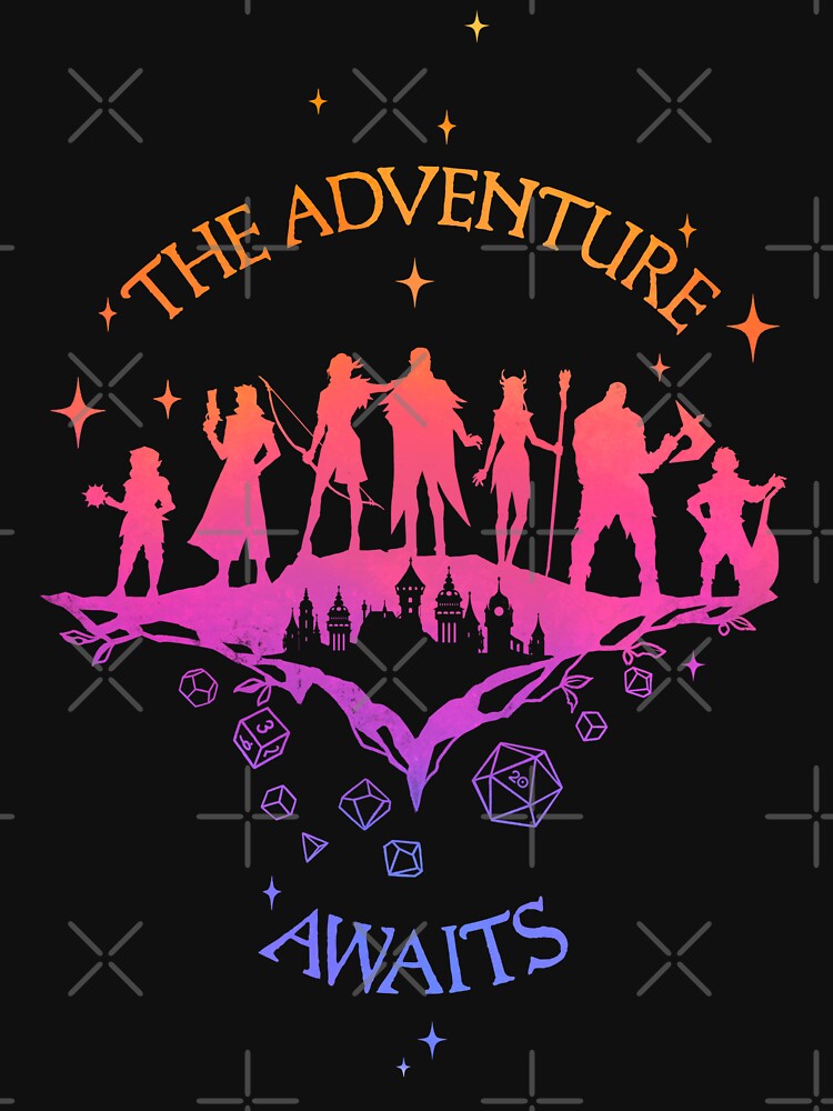 The Adventure Awaits - Rainbow | DnD Party by keyvei