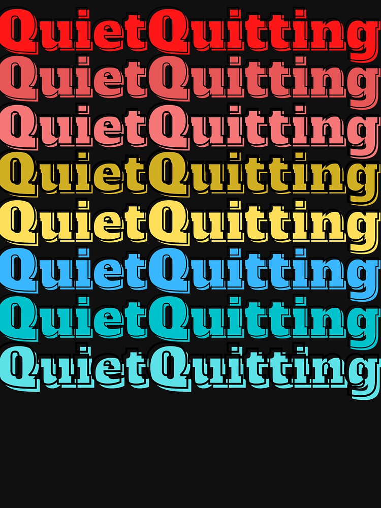 Repeated Quiet Quitting Essential T-Shirt by Renoval90