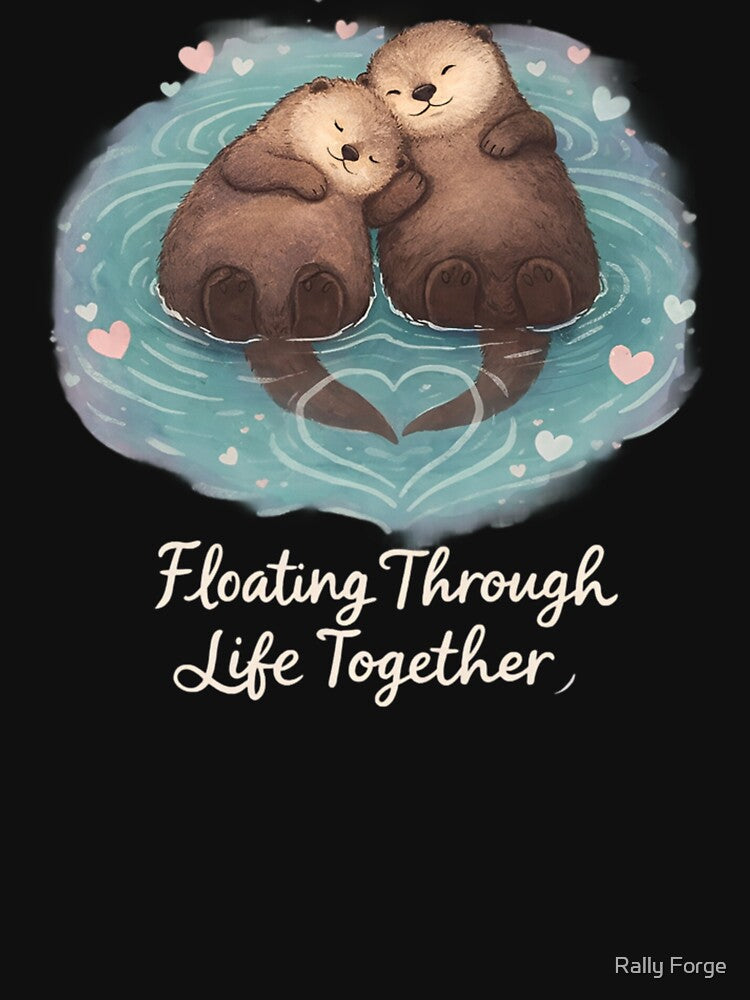 Significant otters otters holding hands by Rally Forge