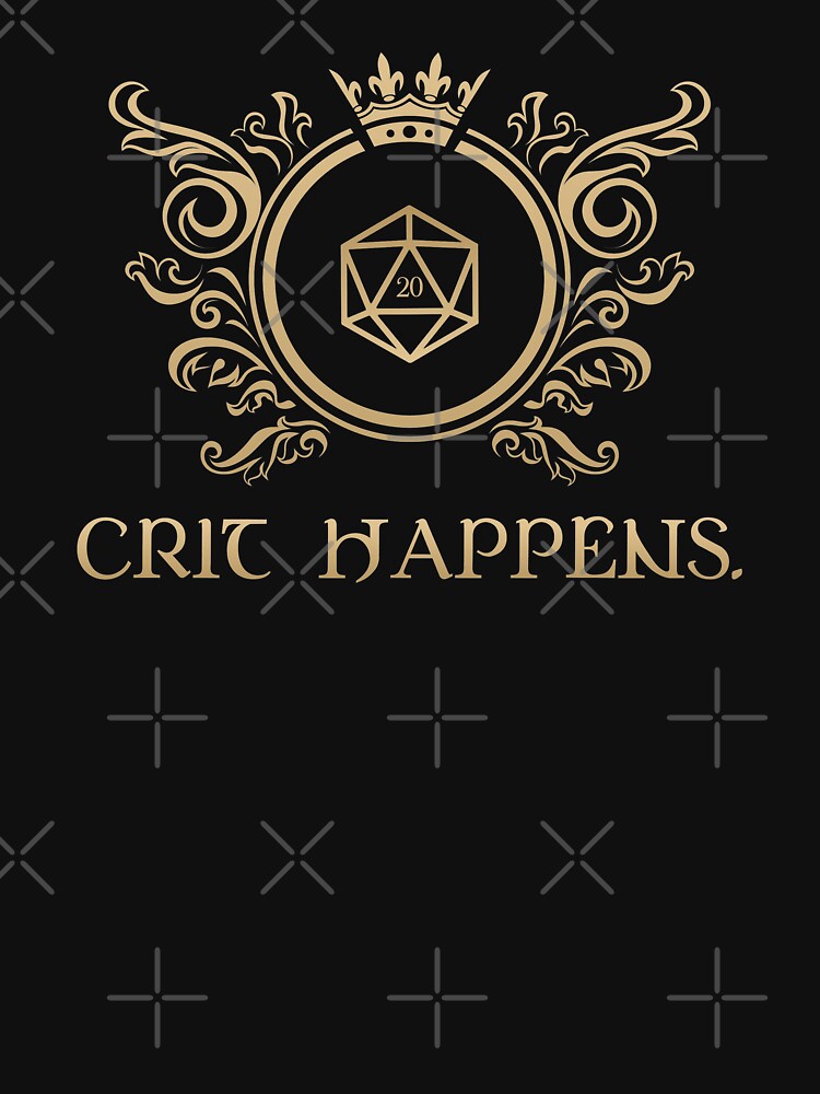 Crit Happens Storyteller Tabletop RPG Addict by pixeptional