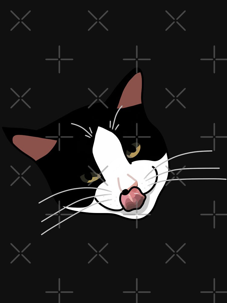 Cat Licking Lips by Mekredez