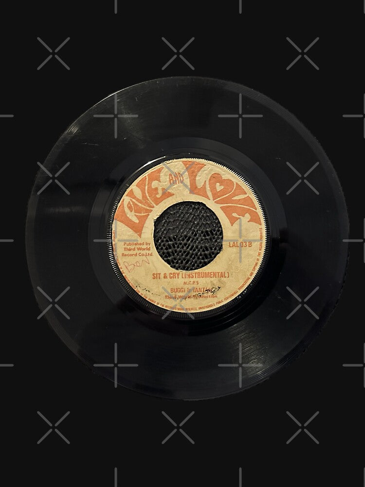 Live and love Retro record 45 single vinyl reggae music by Tee-Shirt-Topia