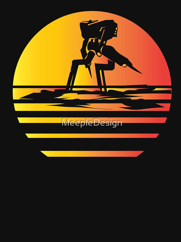 Scythe Synthwave - Board Game Inspired Graphic - Tabletop Gaming  - BGG by MeepleDesign