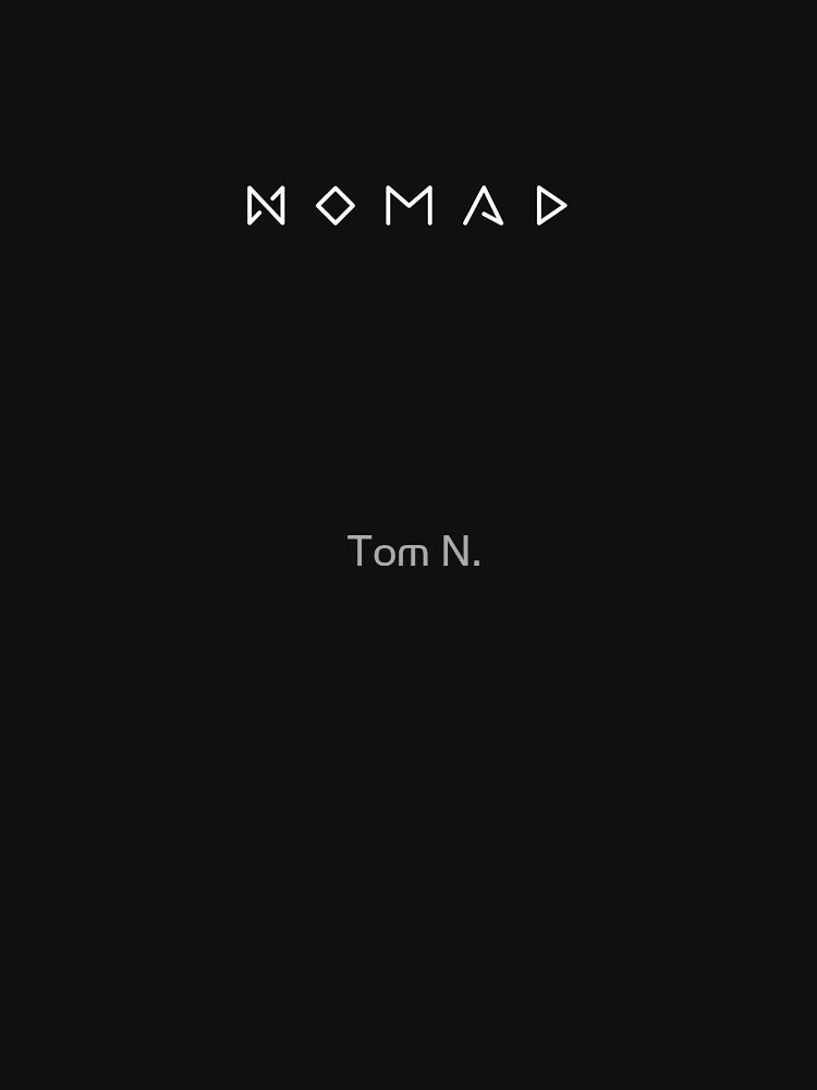 Digital Nomad - Minimalistic, Modern Design T-Shirt | Travel the World | Wanderlust by Tom N.