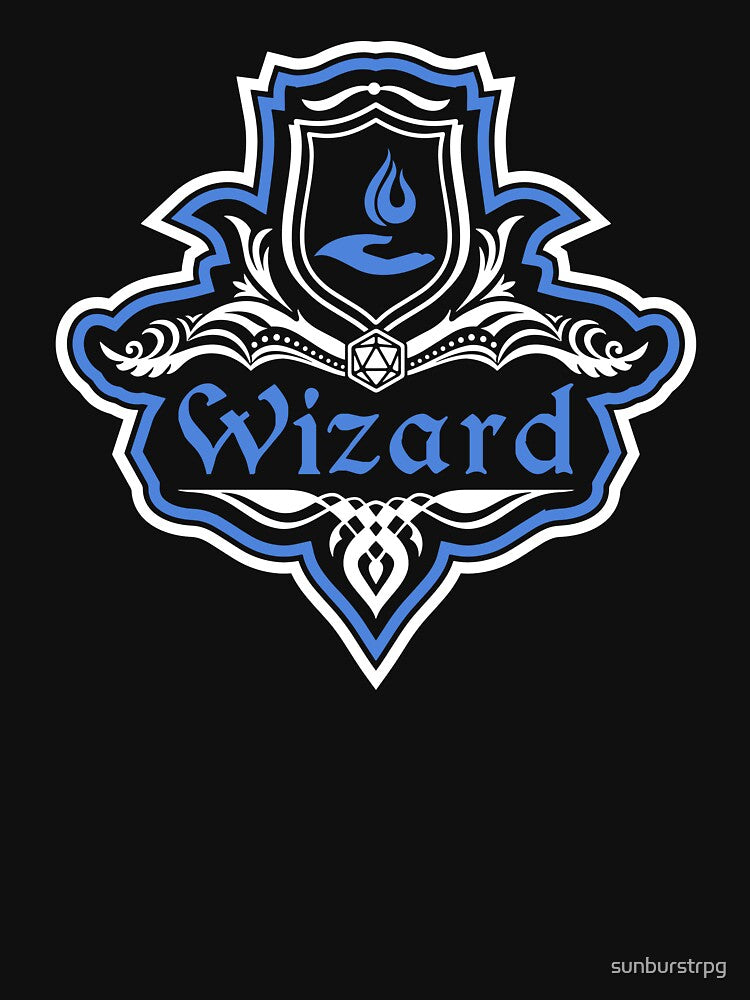 D&D Wizard Class | Dungeons and Dragons  Fancy Emblem by sunburstrpg