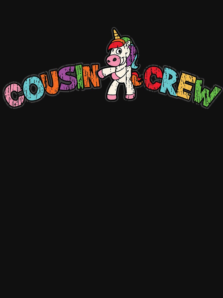 Cousin Crew Colorful Unicorn Family by 4tomic