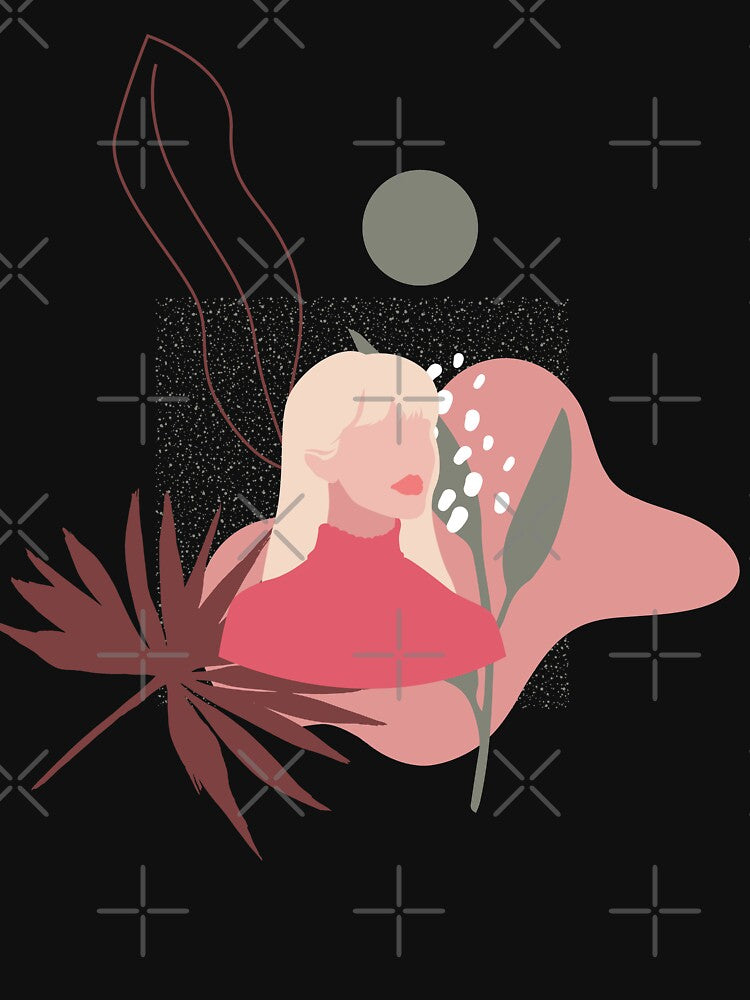 Boho Girl Nature Pink by BeeMeCreative