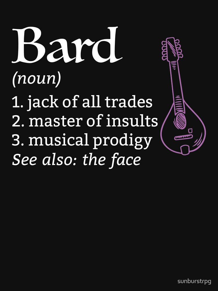 D&D Bard Class Definition for Dungeons and Dragons by sunburstrpg
